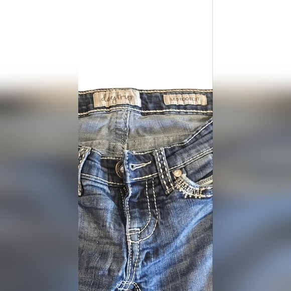 Daytrip Flare & Wide Leg Blue Jeans - Picture 4 of 7